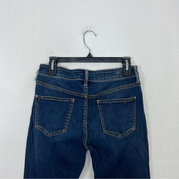 Anthropologie Pilcro & The Letterpress Crop Fray Script Jeans Size 28 - Picture 9 of 13